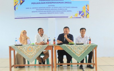 Penandatanganan MoU dengan Lee Dian Hotel Serang